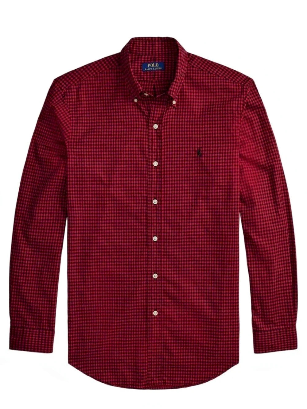 Polo Ralph Lauren Gingham Button Down Red & Black Like New